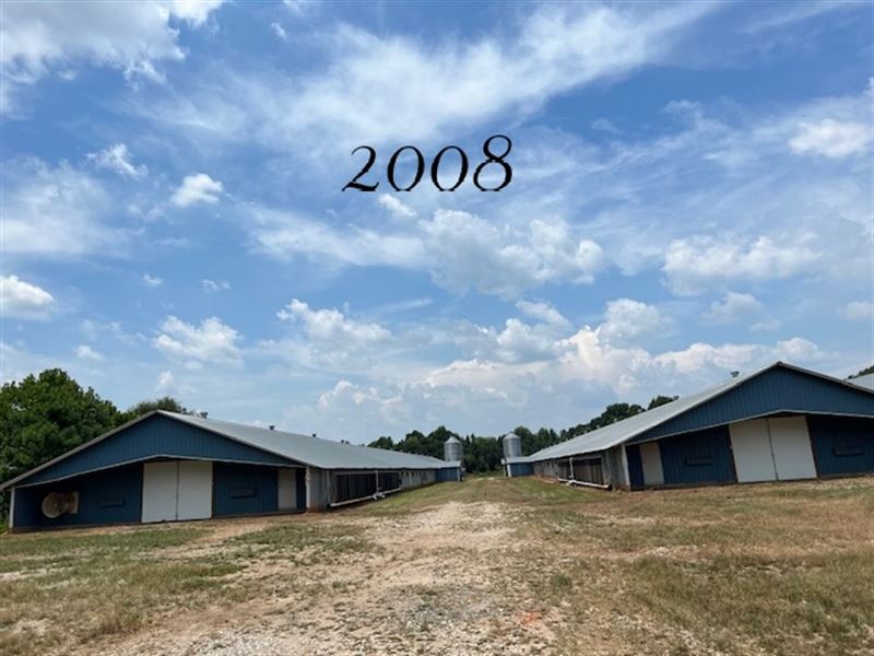 6 House Broiler Farm : Canon : Franklin County : Georgia
