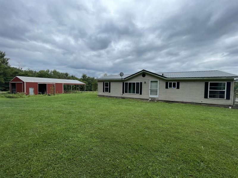 77 Acres with Home and Barns, Farm for Sale in Indiana, 356667 FARMFLIP