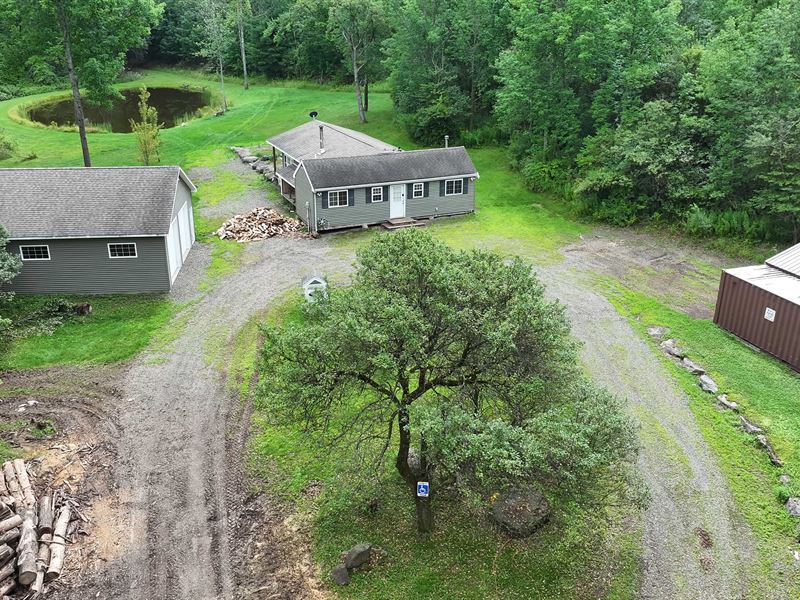 Private Trophy Hunting Retreat : Norwich : Chenango County : New York