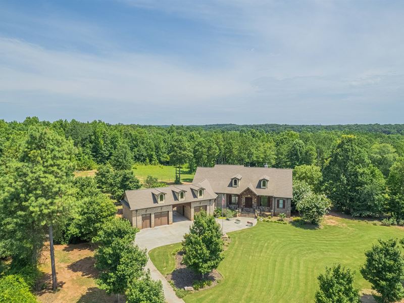 Private Estate Home, 6+ Acres : Monroe : Walton County : Georgia