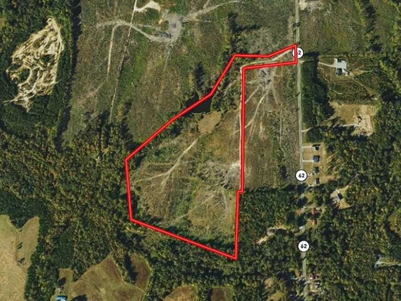 35.77 Acre Building Lot with Pond : Burlington : Alamance County : North Carolina
