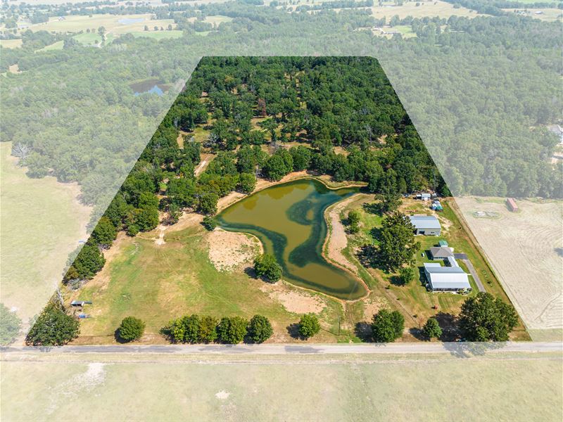 Custom Home & Acreage Detroit, TX : Detroit : Red River County : Texas