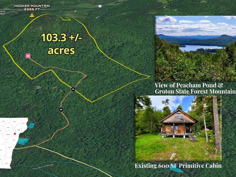 Off-Grid Retreat in Peacham, VT : Peacham : Caledonia County : Vermont