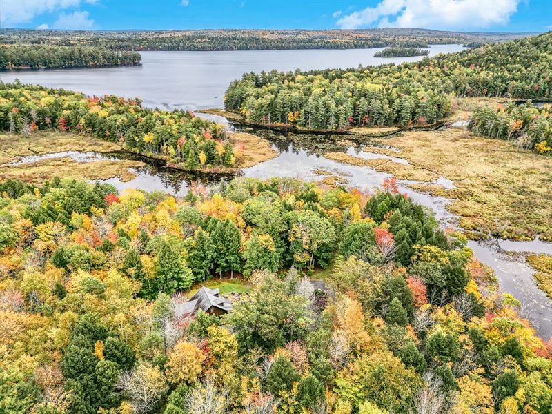 Belgrade Lakes Region Cedar Shake : Mount Vernon : Kennebec County : Maine