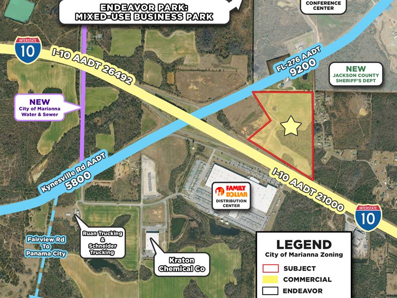 Possible RV Resort on I-10 Exit 136 : Marianna : Jackson County : Florida