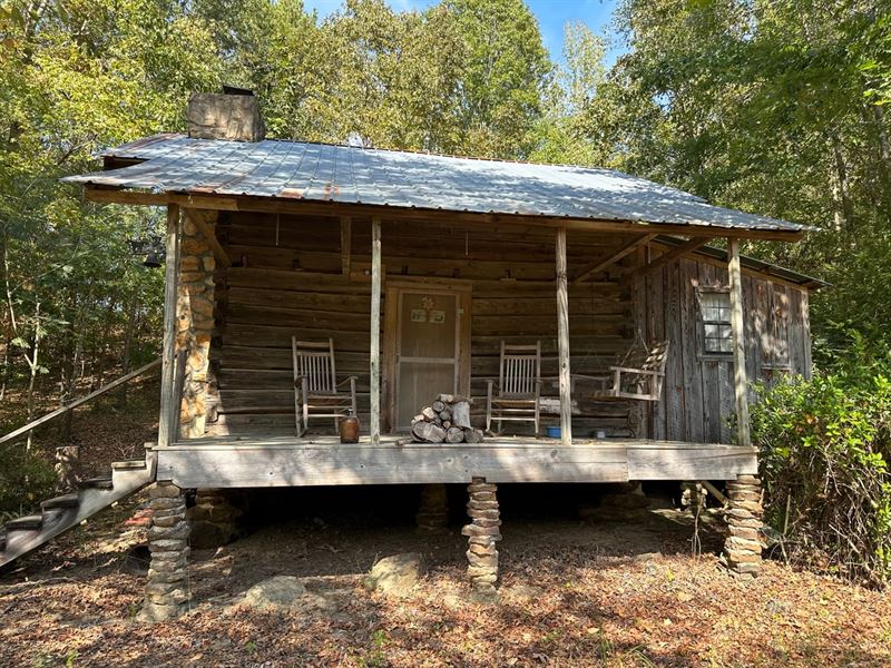 Lamar County Rustic Cabin Retreat, Farm for Sale in Alabama, 362307