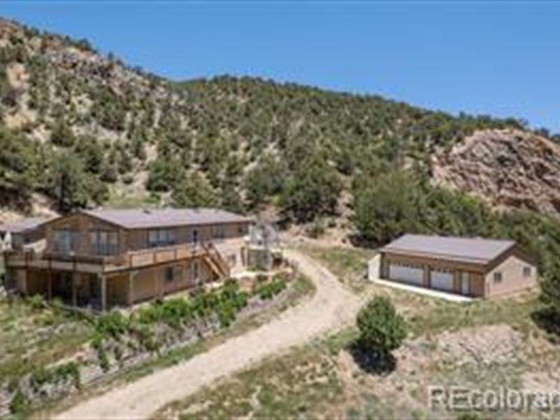 Home On 36.71 Acres : Howard : Fremont County : Colorado
