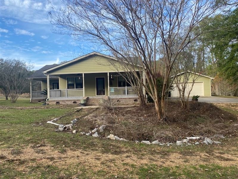 Home, Shop & 10.5 Acres with Cr : Roxie : Franklin County : Mississippi