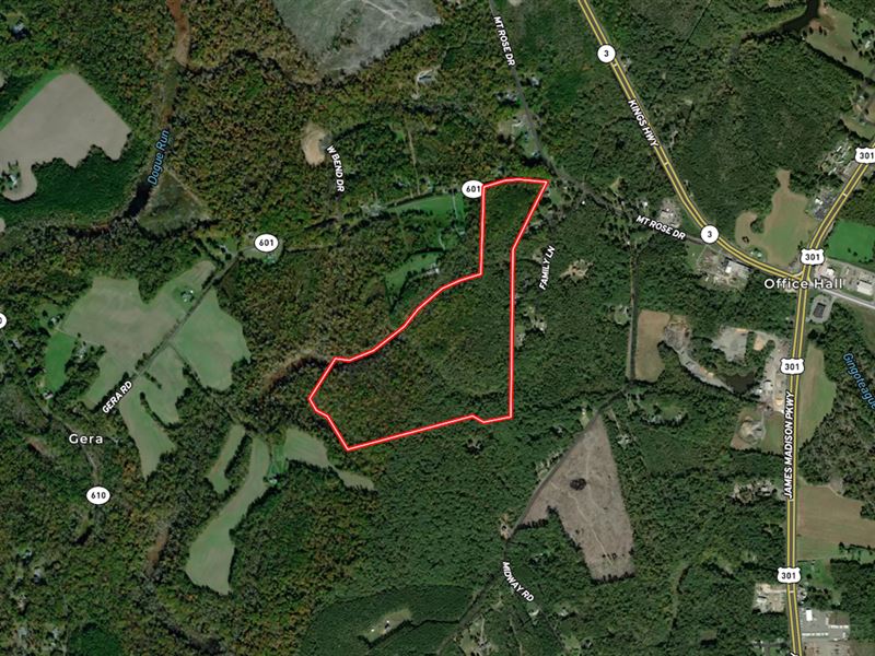 82 Acres of Undev : King George : King George County : Virginia