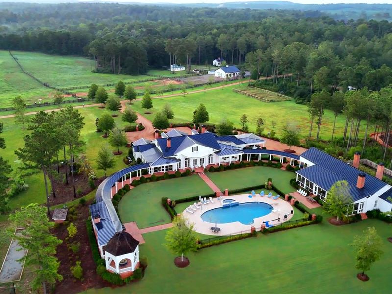 Pine Ridge Plantation, Home Place : Hamilton : Harris County : Georgia