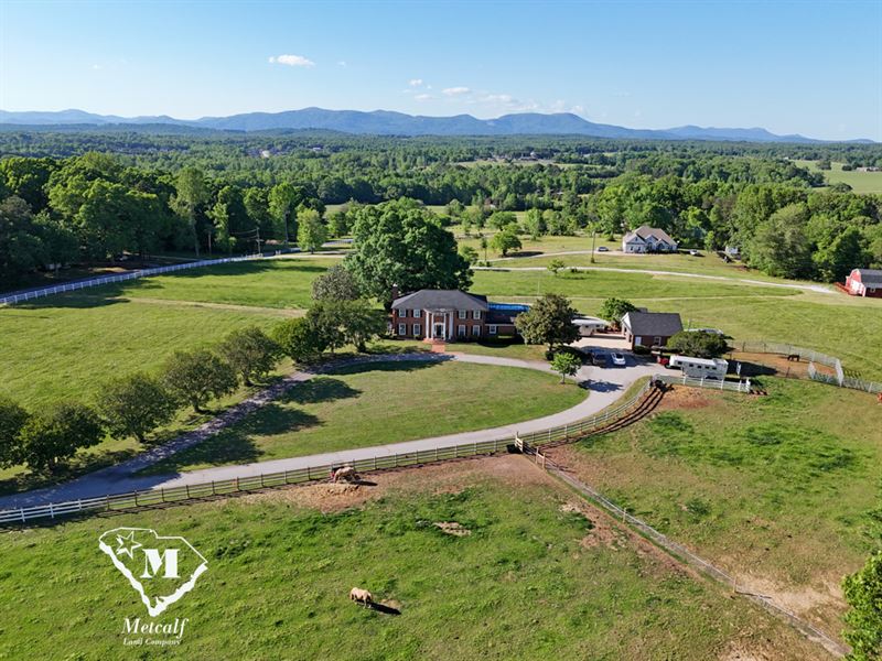 Farm with Breathtaking Views : Greer : Greenville County : South Carolina