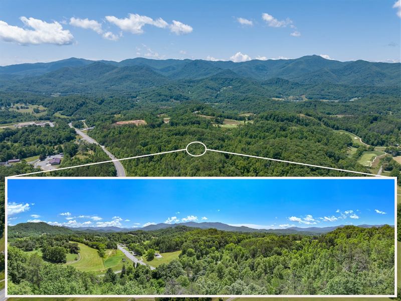 24.5 Acres with Highway Frontage : Whittier : Jackson County : North Carolina