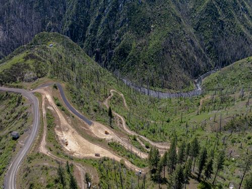 Lolo Creek Mountain Top : Weippe : Clearwater County : Idaho