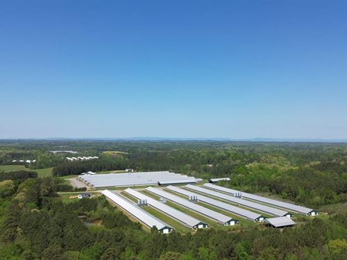12 House Broiler Farm in GA : Fairmount : Gordon County : Georgia