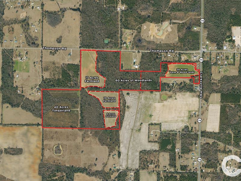 120 Acres of AG Land Jackson County : Marianna : Polk County : Florida