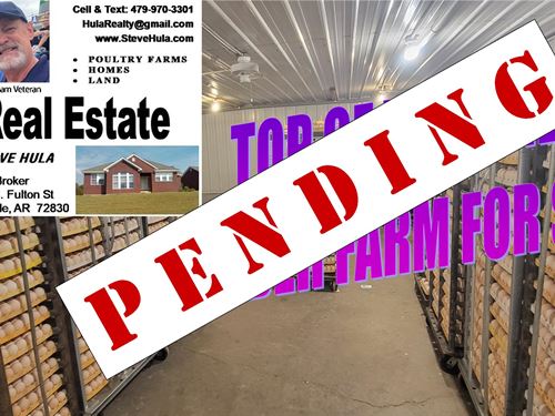 Arkansas Chicken Farms for Sale : Booneville : Logan County : Arkansas