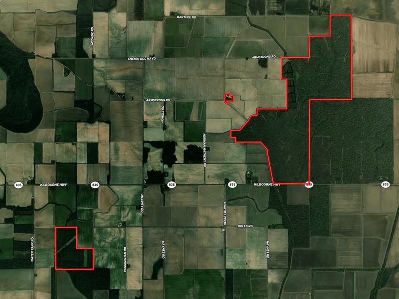 La, Morehouse 870 Acres, Farm for Sale in Louisiana, 383967 FARMFLIP