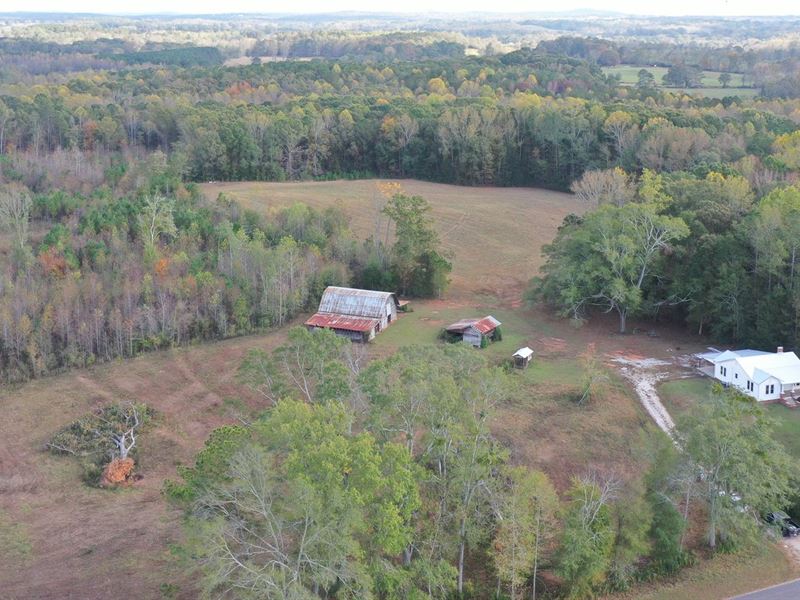 40 Ac, Home Clay Co AL : Lineville : Clay County : Alabama