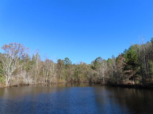 On Saluda River, Private Pond : Newberry : South Carolina