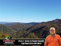 10.2 Acres With Incredible Views : Bryson City : Swain County : North Carolina