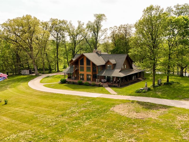 Eagles Nest Log Cabin, Beautiful : Rochester : Fulton County : Indiana