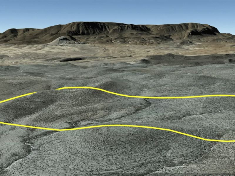 21 Ac Terlingua Ranch, $284/Mo : Alpine : Brewster County : Texas