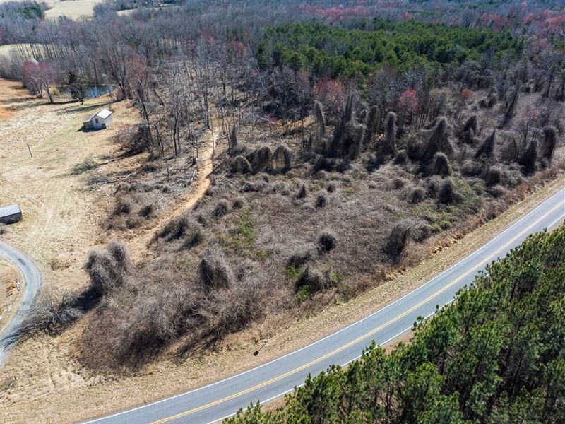8.64 Acre Homesite Lot for Sale : Pelham : Caswell County : North Carolina