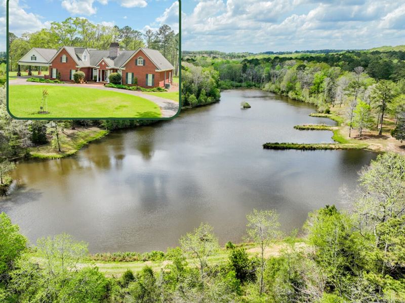83 Acres with Stunning Lake and Hom : Ozark : Dale County : Alabama