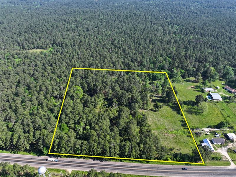 9 Acres, US Highway 190 : Huntsville : Walker County : Texas