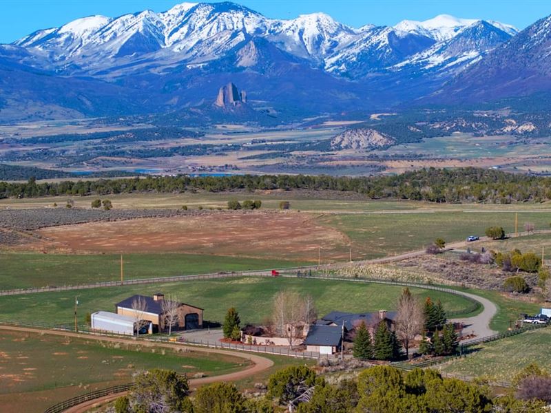 Colorado Luxury Home with Acreage : Crawford : Delta County : Colorado