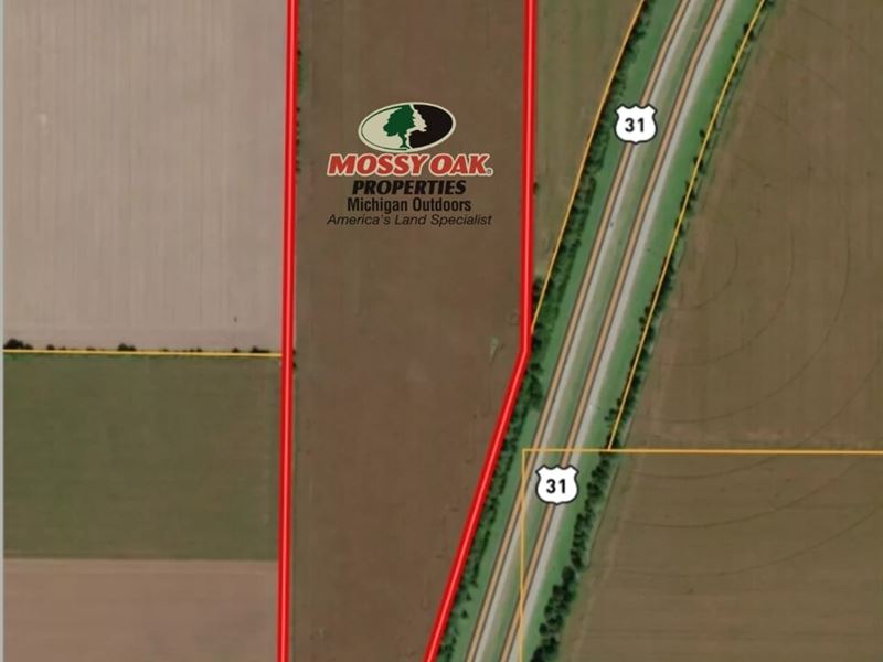 US 31 & Bertrand Rd Tillable 51+Acr : Niles : Berrien County : Michigan