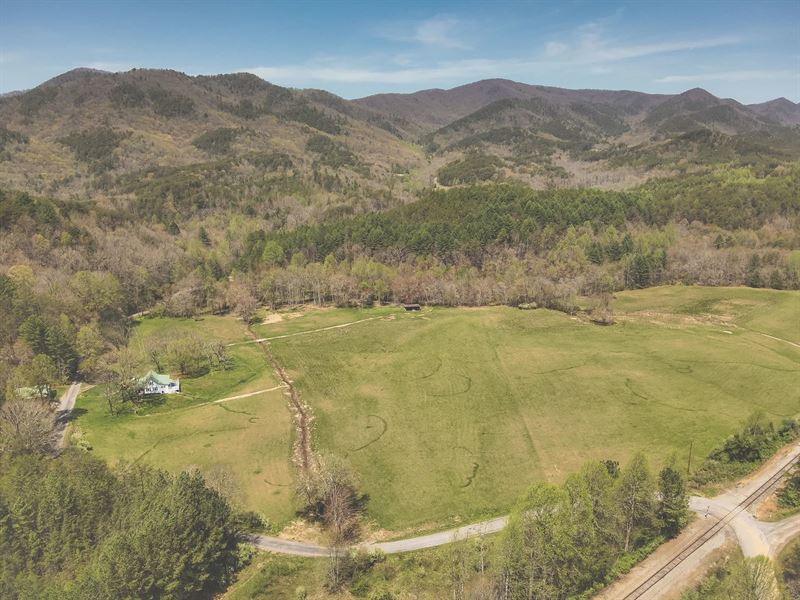 72 Acres with A Farmhouse in Polk : Copperhill : Polk County : Tennessee