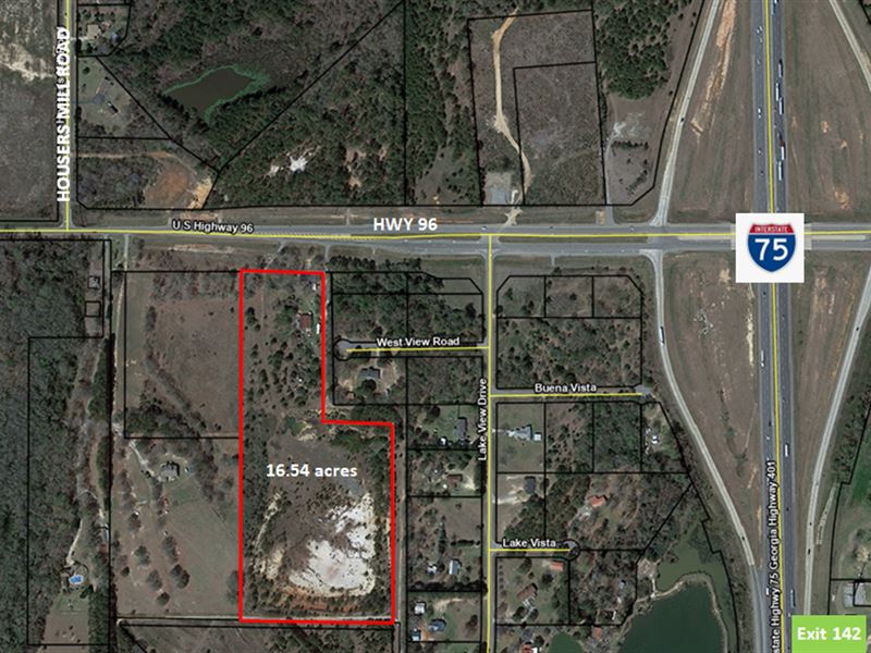 Commercial Land Tract Peach County : Fort Valley : Peach County : Georgia