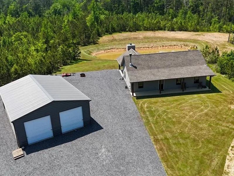 80 Acres with A Brand New Lodge : Gloster : Amite County : Mississippi
