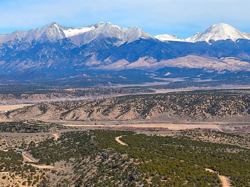 Mountain Views Near Reservoir : Fort Garland : Costilla County : Colorado