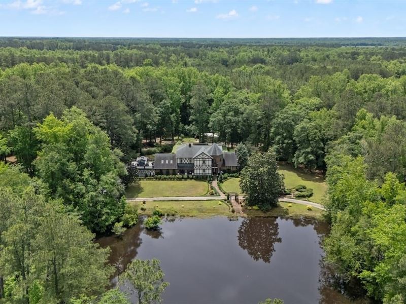 130 Acres Secluded Home Property : Fairmont : Wake County : North Carolina