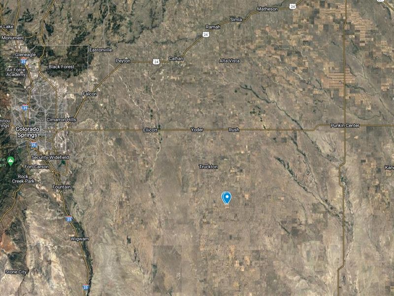7.11 Acres in El Paso County CO : Yoder : El Paso County : Colorado