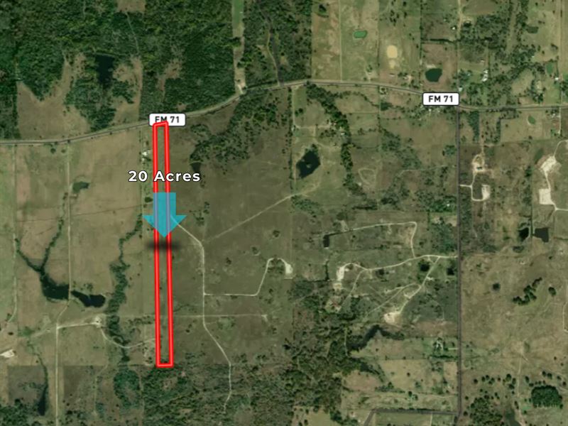 20Acres in Talco, Tx, Unrestricted : Talco : Franklin County : Texas