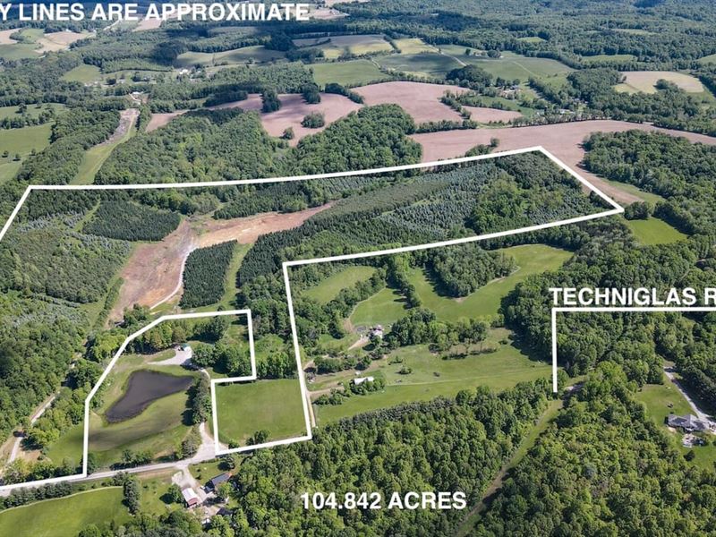 Techniglas Rd, 104 Acres, Licking : Saint Louisville : Licking County : Ohio