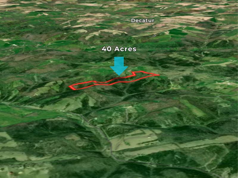 40Ac in Adams, OH, Utilities Avail : West Union : Adams County : Ohio