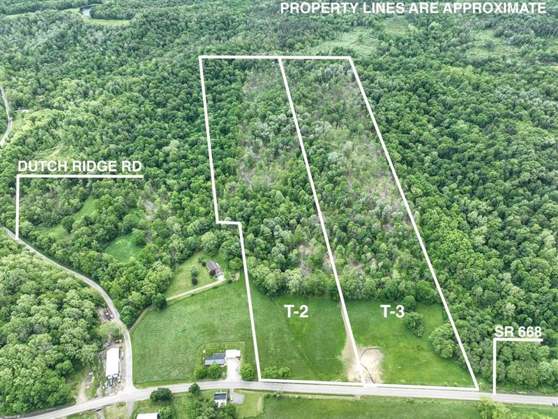 SR 668 Tract 2, 25 Acres, Perry : Logan : Hocking County : Ohio