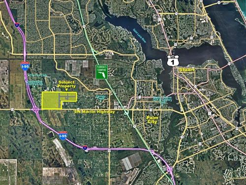 Martin Highway Investment Acreage : Palm City : Martin County : Florida