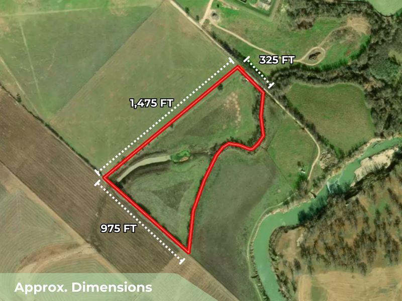 18.94 Farmland Near Cameron, TX : Milam : Milam County : Texas