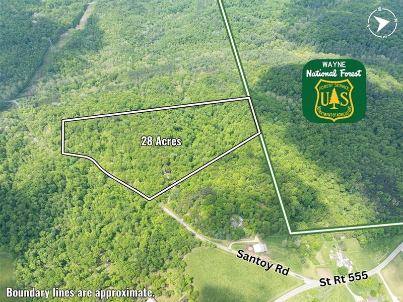 Santoy Rd, 28 Acres, Perry County : Corning : Perry County : Ohio