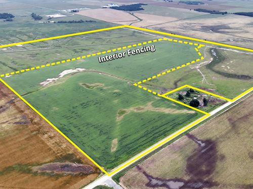 157 Acres of Improved Grassland : Geary : Canadian County : Oklahoma