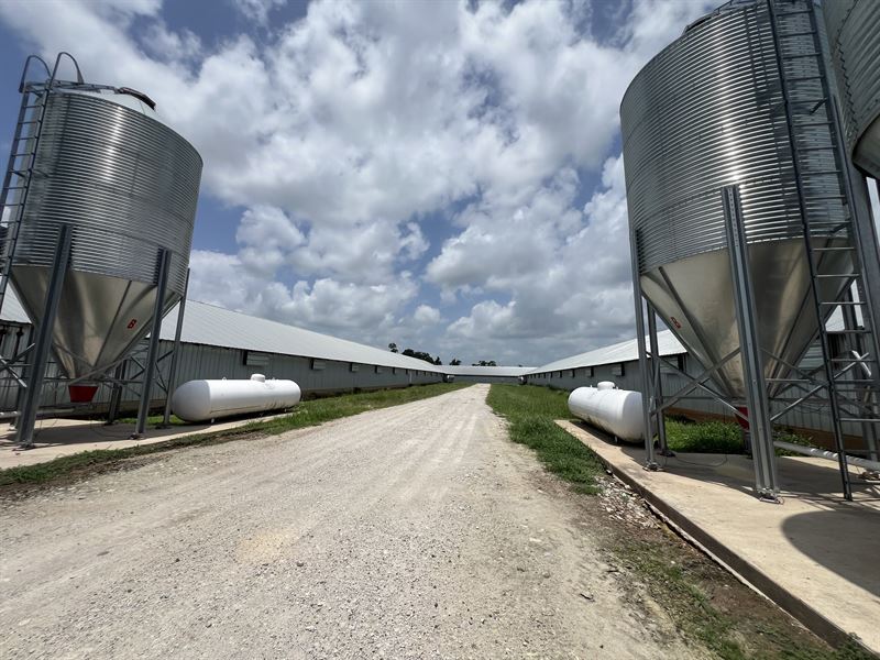2019 Broiler Farm for Sale in Texas : Gladewater : Upshur County : Texas
