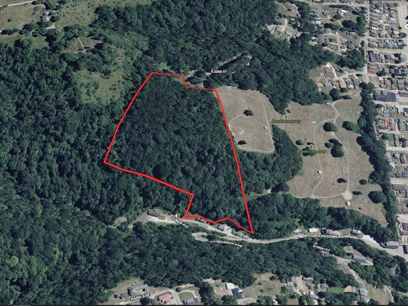 11.08 Acres in Brooke County WV : Wellsburg : Brooke County : West Virginia