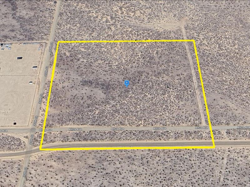 Wide Open Land, $1,264.52/Mo : Mojave : Kern County : California