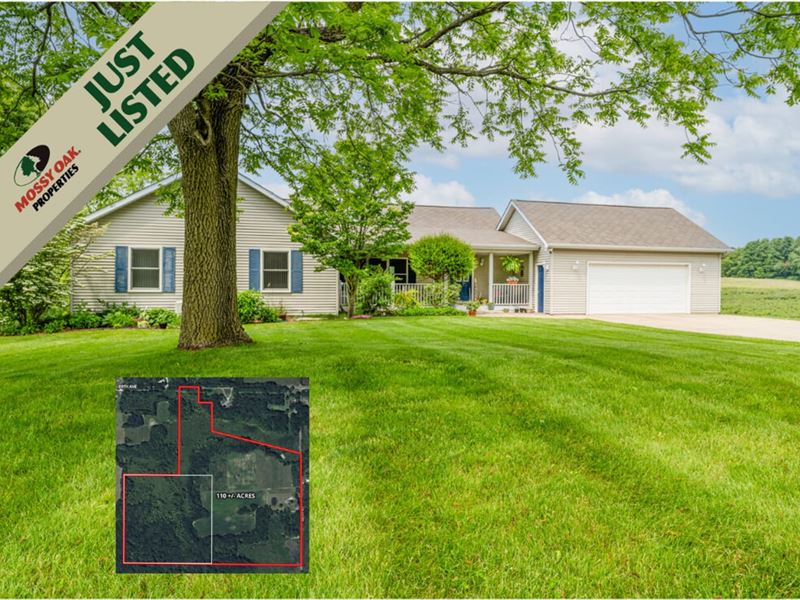 110 Acres Mill Creek Blueberry : Watervliet : Van Buren County : Michigan