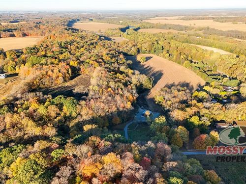 70 Acres Land & Pole Barn : Peru : Cass County : Indiana